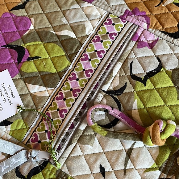 Vera  Bradley Portobello Road Backsack, NWOT - Picture 3 of 9